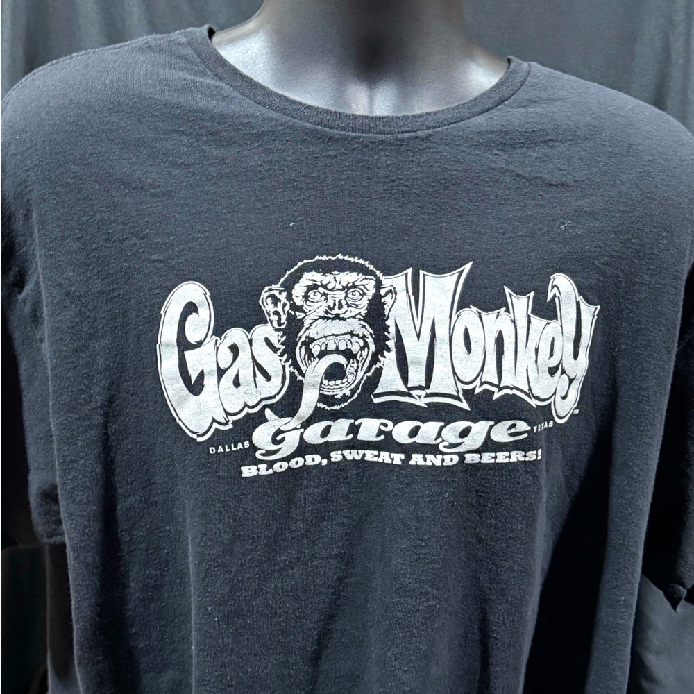 Gas Monkey Black Men's T-Shirt 2XL